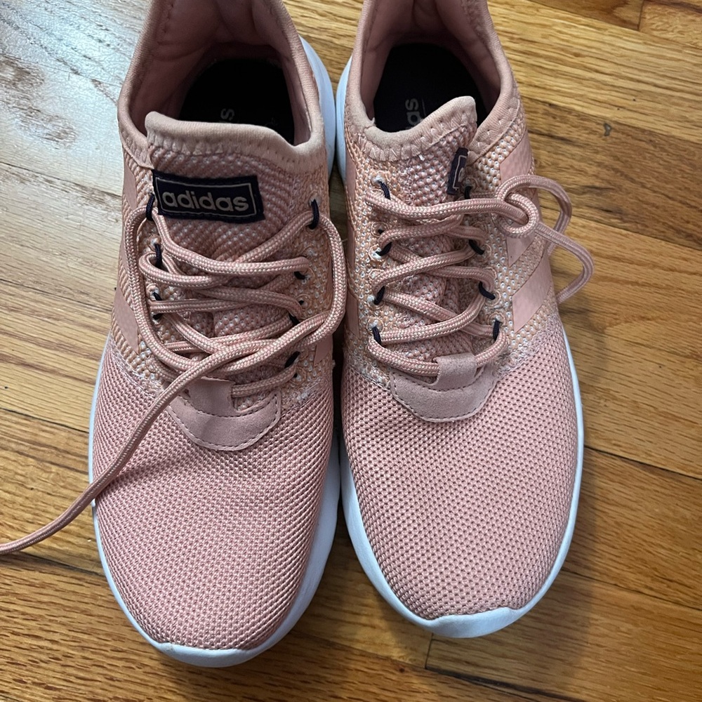 Adidas Pink Athletic Shoes with Breathable Mesh